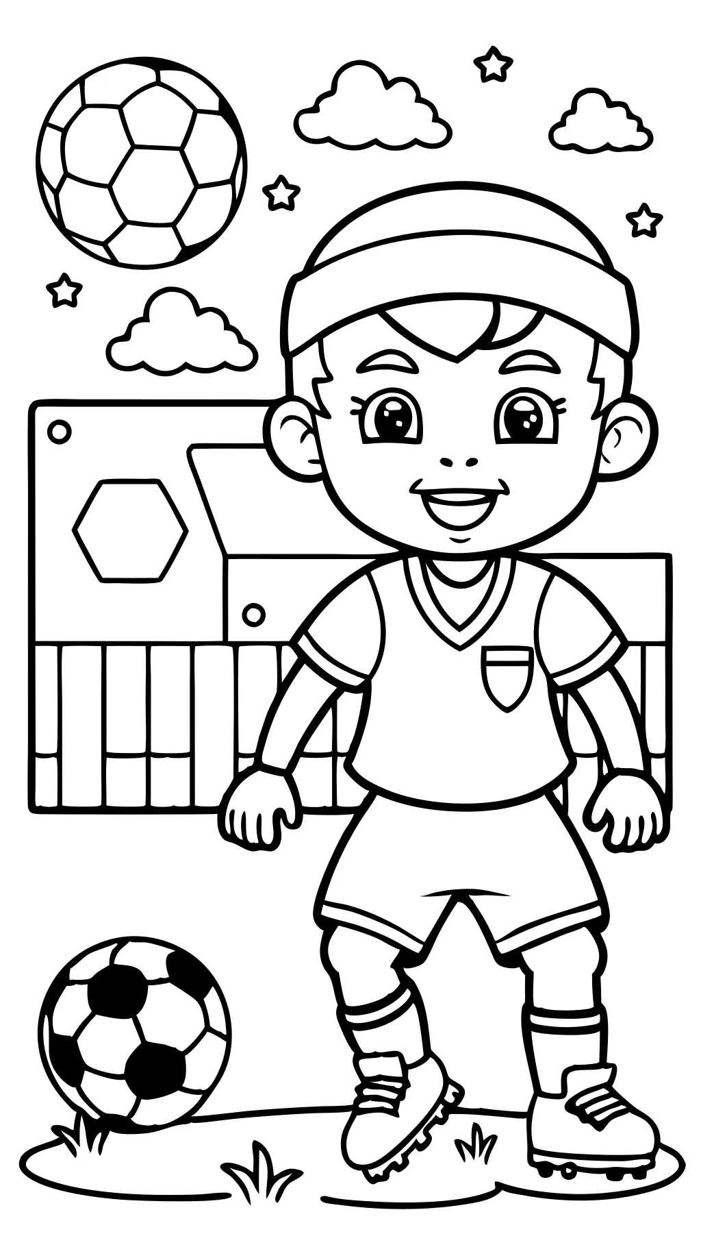 printable soccer coloring pages